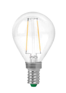 Megaman LED Filament Tropfen, klar, 4W, 400 Lumen, Ersatz ca. 35W, 2700 Kelvin, E14