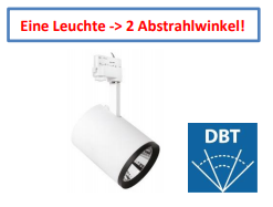 Megaman Marco LED 3Ph.-Strahler DBT 37W weiß