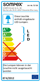 Sompex  LUCY LED Stern Höhe 33cm 72130