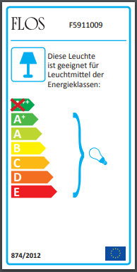 Flos Tischleuchte RAY T chrom Ausstellungsstück