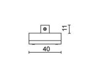 Bruck VIA 12V-Schienensystem Wandbefestigung