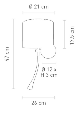 Sompex Wandleuchte PLEAT 79814 --Ausstellungsstück--