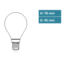 Megaman LED Filament Tropfen, klar, 3W, 250 Lumen, Ersatz ca. 25W, 2700 Kelvin, E14