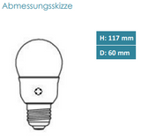 Megaman LED Sensor Class. Light 9,5W/828