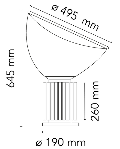 Flos Taccia LED Tischleuchte