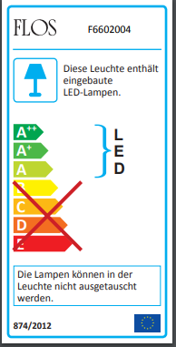 Flos Taccia LED Tischleuchte