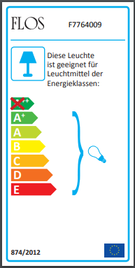 Flos Tatou Stehleuchte weiß