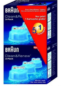 Kartuschen BRAUN Clean&Renew Nachfüllpackung CCR5+1 Kartuschen