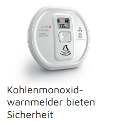 Ei Electronics 10 Jahre Kohlenmonoxid-Warnmelder EI208IW, optional funkvernetzbar