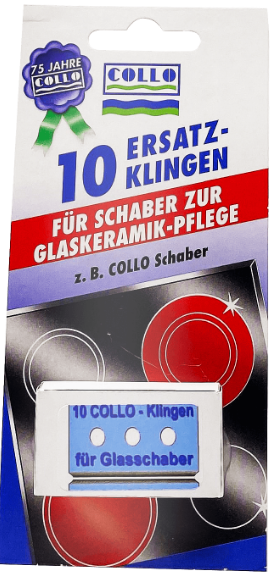 COLLO Ersatzklingen für Glaskeramikschaber 0029