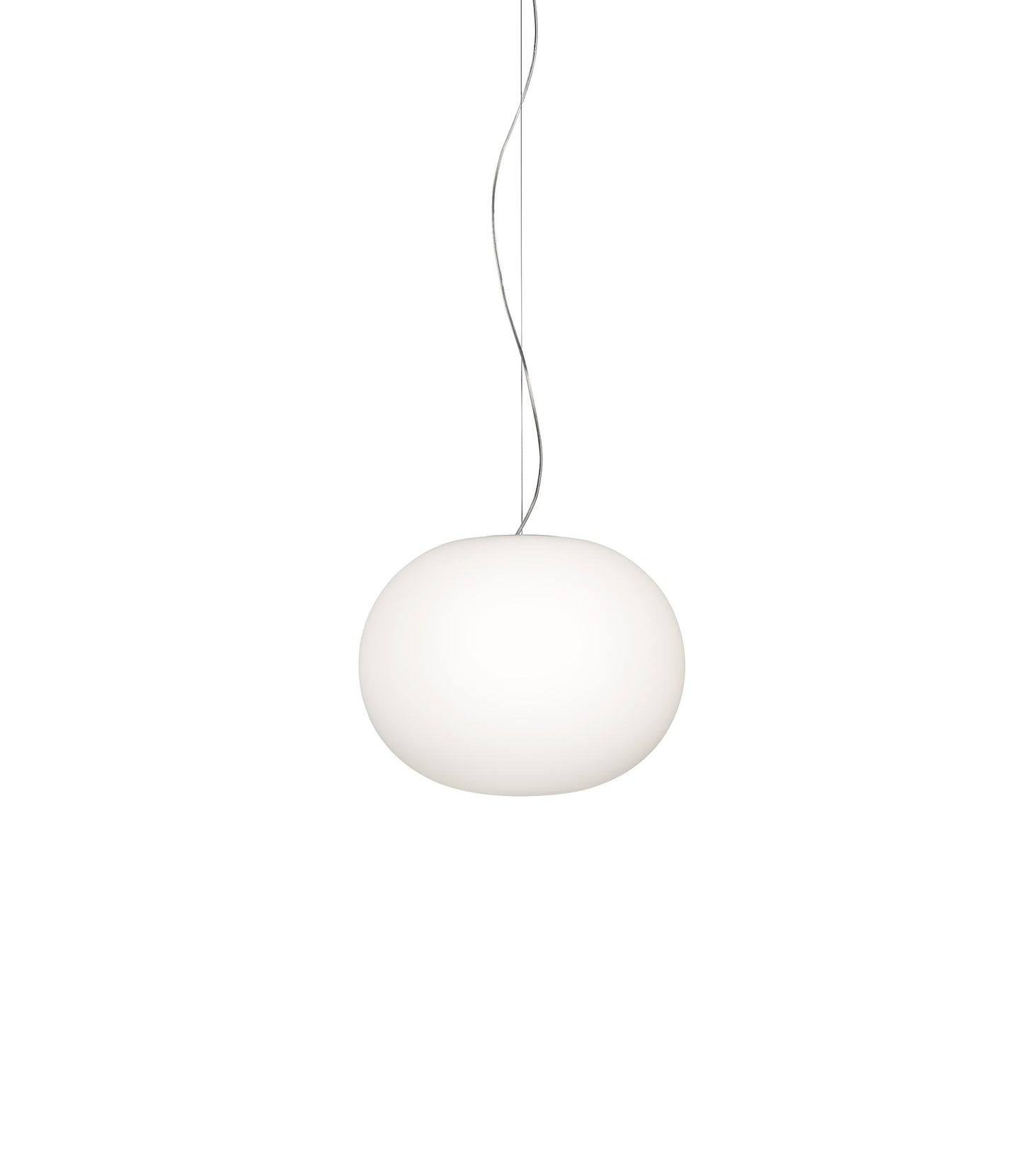 Flos Pendelleuchte GLO - BALL S2,  Glas Weiß Opal,  F3010061