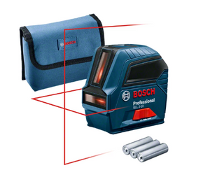 Bosch GLL 2-10 Kreuzlinienlaser + Multifunktionshalterung + Schutztasche