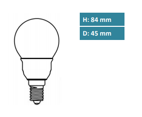 Megaman LED Ultra Classic 3,8W, Ersatz ca. 25w 250 Lumen,  2800 Kelvin,  E14,