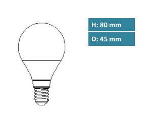 Megaman LED Classic Tropfenform 5,5W, Ersatz ca. 40W, 470 Lumen, 2800 Kelvin, E14, Opal