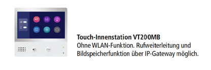 INDEXA Video-Türsprechanlagen-Set VT200 Aufputz für Zweifamilienhaus 28382