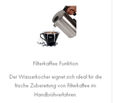 Graef Edelstahl Wasserkocher WK900